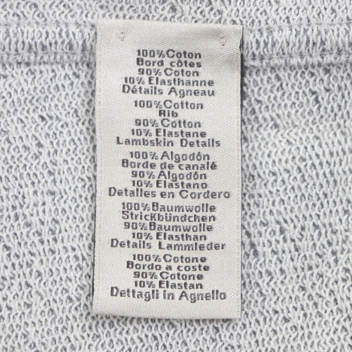 Great HERMES sweat オデッセイ crew neck short sleeve pullover gray cotton mens L