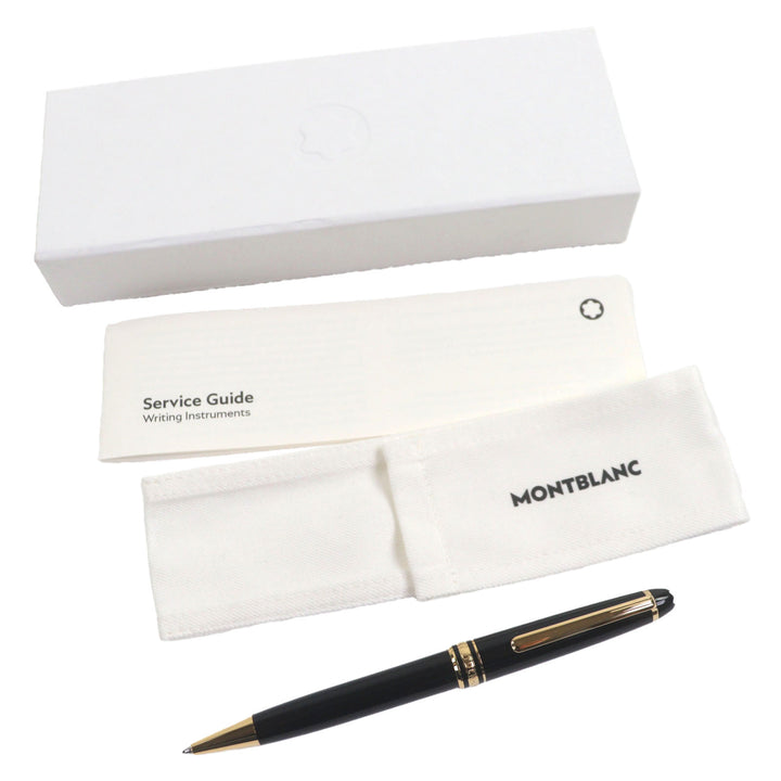 Excellent MONTBLANC Ballpoint pen Meisterstück Classic Black gold mens