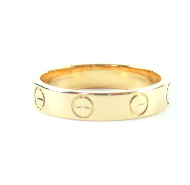 Excellent Cartier Ring LOVE Ring Small Pink gold 18K Women DR2849