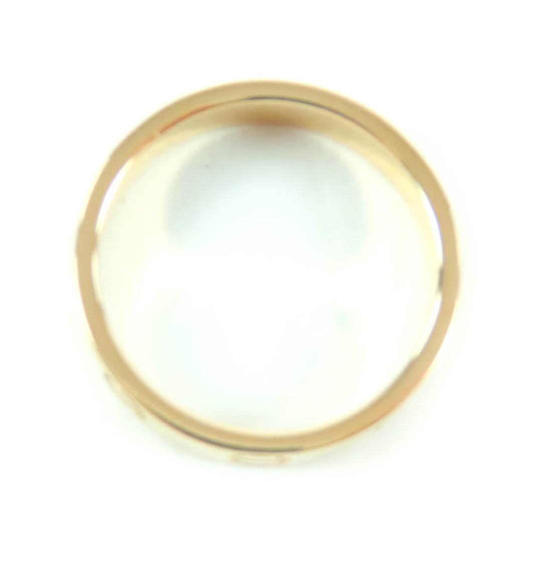 Excellent Cartier Ring LOVE Ring Small Pink gold 18K Women DR2849
