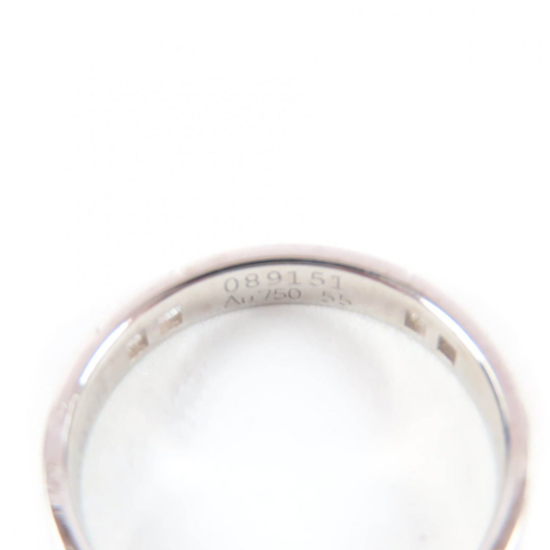 Excellent HERMES Ring Hercules Ring K18 750 (WG) Men's OK Silver 750 Women 55