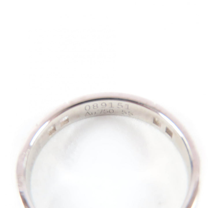Excellent HERMES Ring Hercules Ring K18 750 (WG) Men's OK Silver 750 Women 55