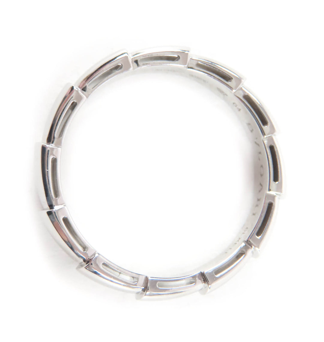 Excellent BVLGARI Ring Viper Ring Rare size Silver 18K mens
