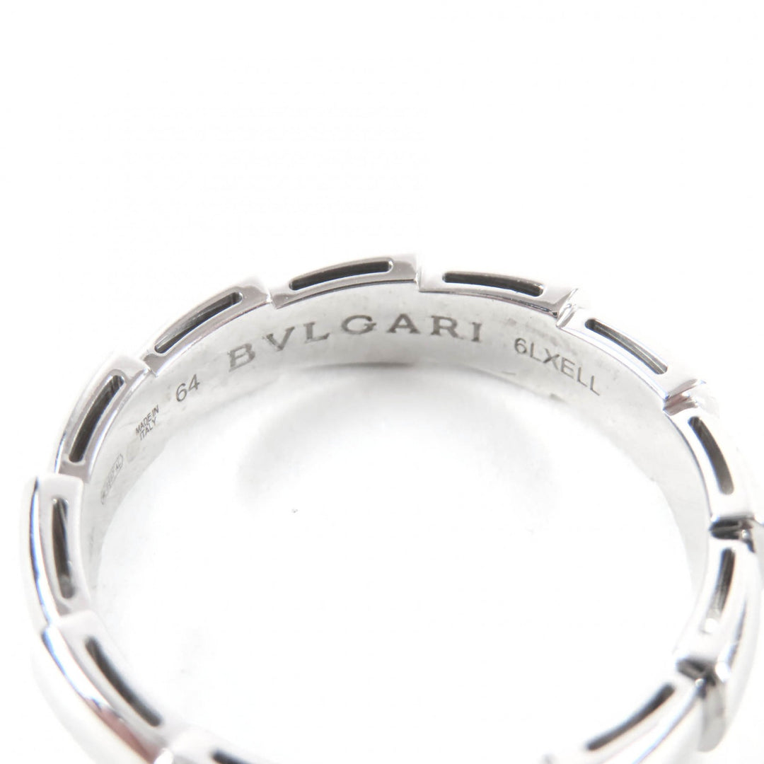 Excellent BVLGARI Ring Viper Ring Rare size Silver 18K mens