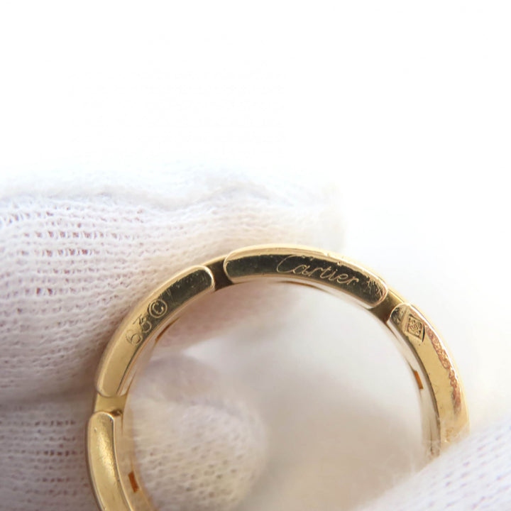 Excellent Cartier Maillon PANTHERE Triple Ring Yellow Gold 18K mens B4230600
