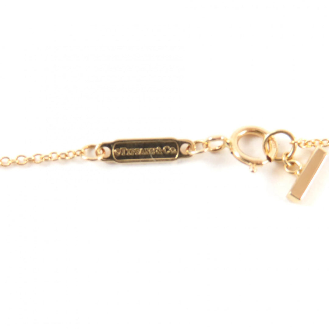 Excellent TIFFANY&Co. Necklace Smile Pendant Yellow Gold 18K Women