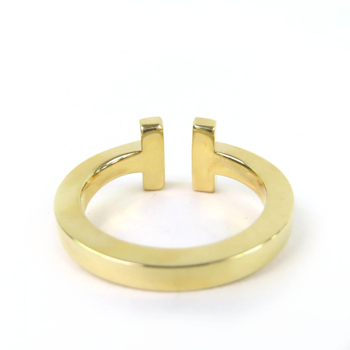 Excellent TIFFANY&Co. Ring Square ring Yellow Gold AU750 Women