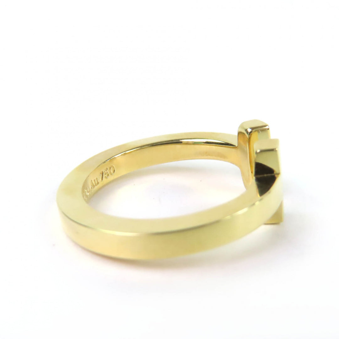 Excellent TIFFANY&Co. Ring Square ring Yellow Gold AU750 Women