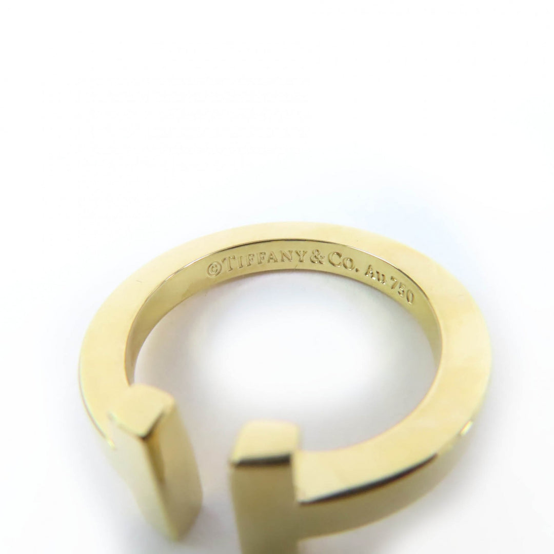 Excellent TIFFANY&Co. Ring Square ring Yellow Gold AU750 Women