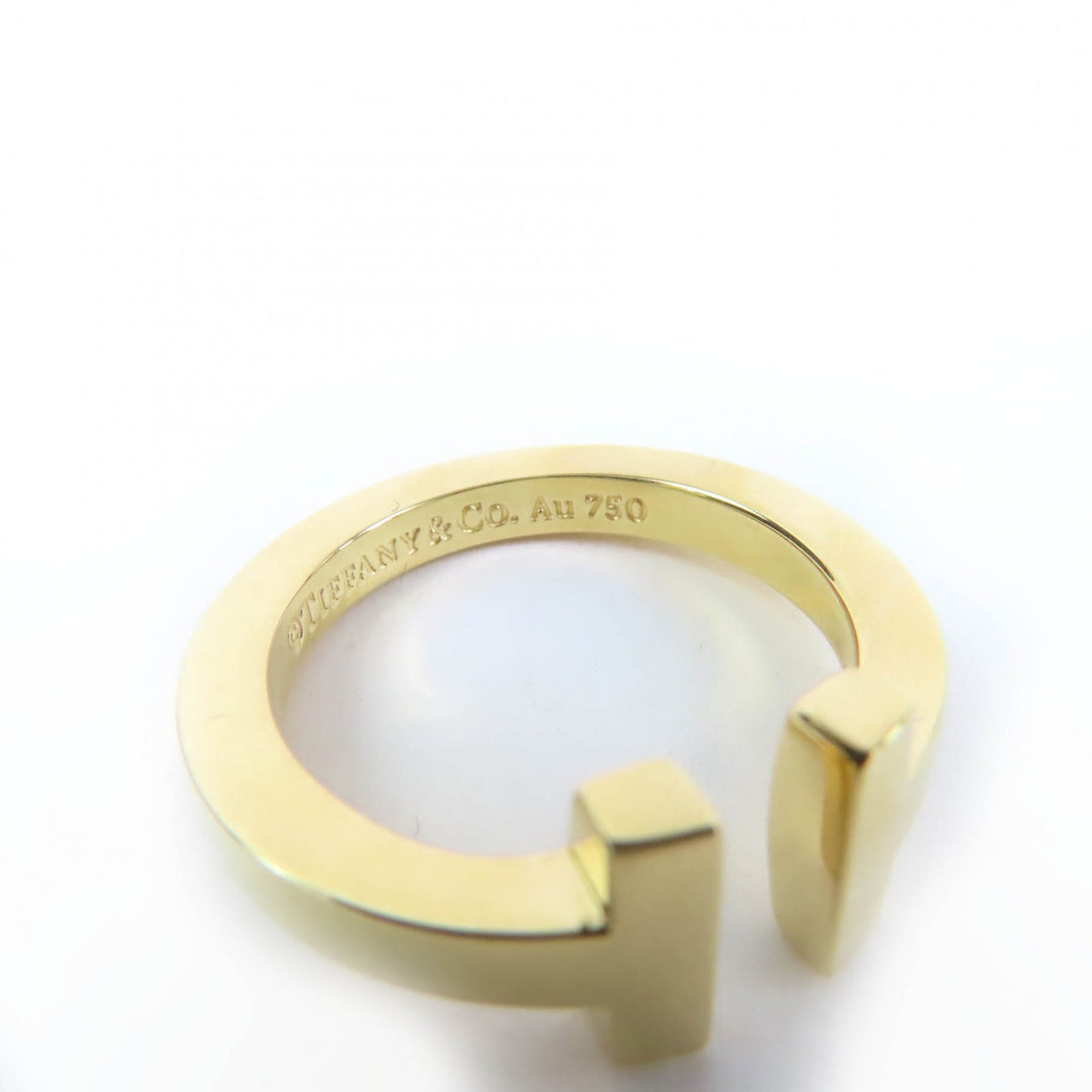 Excellent TIFFANY&Co. Ring Square ring Yellow Gold AU750 Women