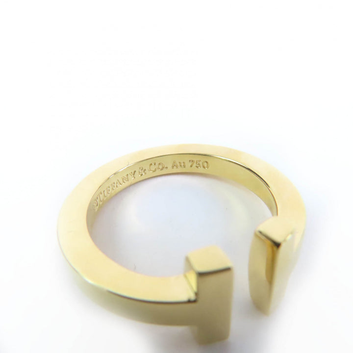 Excellent TIFFANY&Co. Ring Square ring Yellow Gold AU750 Women