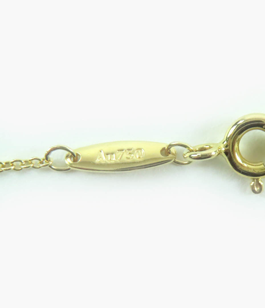 Great TIFFANY&Co. Necklace By the yard Current product 1P diamond gold 18K