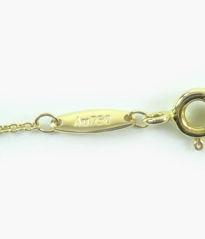 Great TIFFANY&Co. Necklace By the yard Current product 1P diamond gold 18K