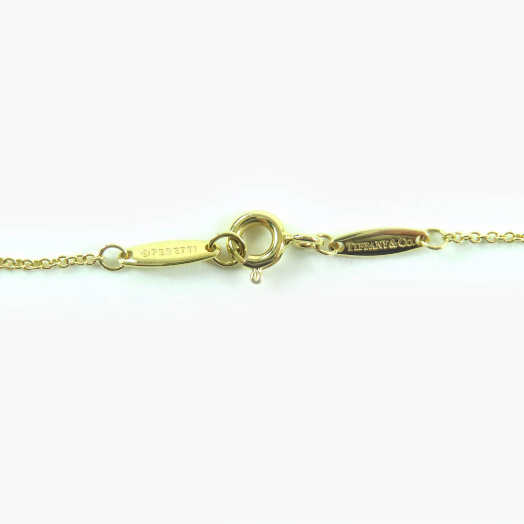 Great TIFFANY&Co. Necklace By the yard Current product 1P diamond gold 18K