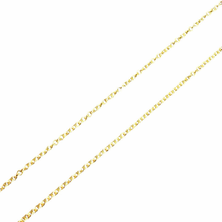 Excellent TIFFANY&Co. Necklace T Smile Pendant Yellow Gold 18K Women