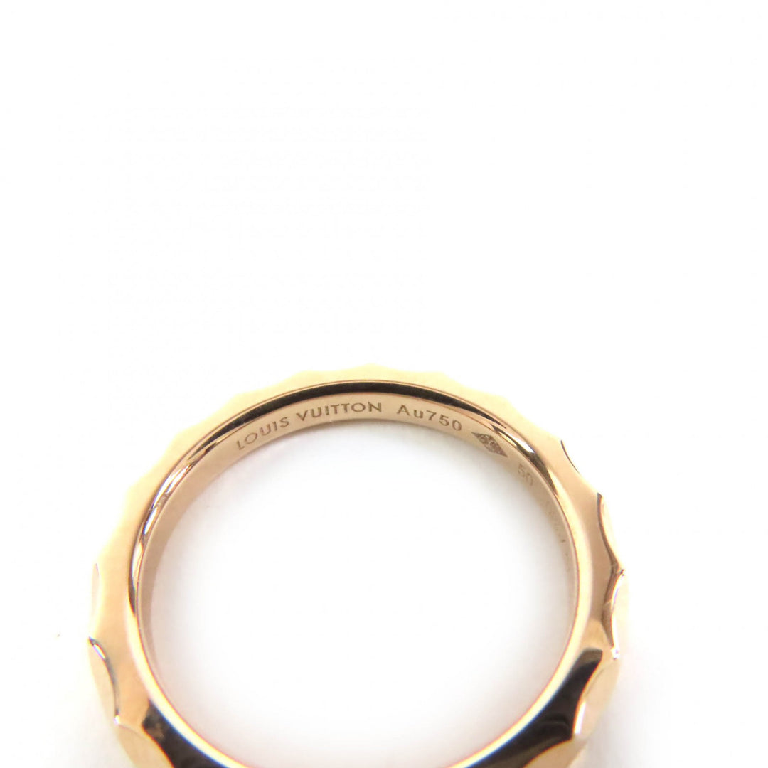 Excellent LOUIS VUITTON Ring Alliance Monogram Infini Ring K18 750(PG) 50 085729