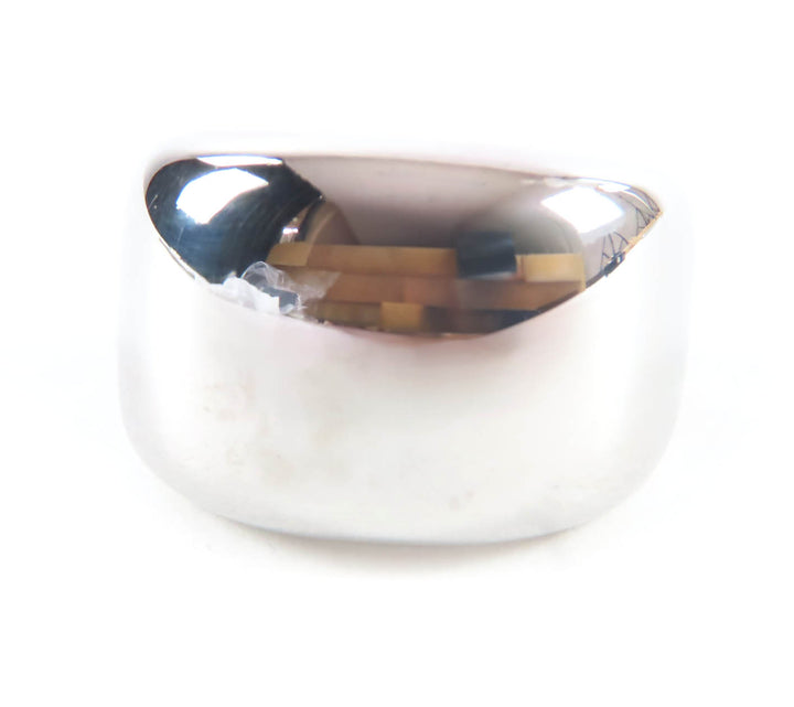 Excellent Cartier Ring 750 (WG) Nouvelle Vague Ring Silver 18K Women 48 F77806