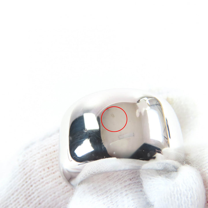 Excellent Cartier Ring 750 (WG) Nouvelle Vague Ring Silver 18K Women 48 F77806