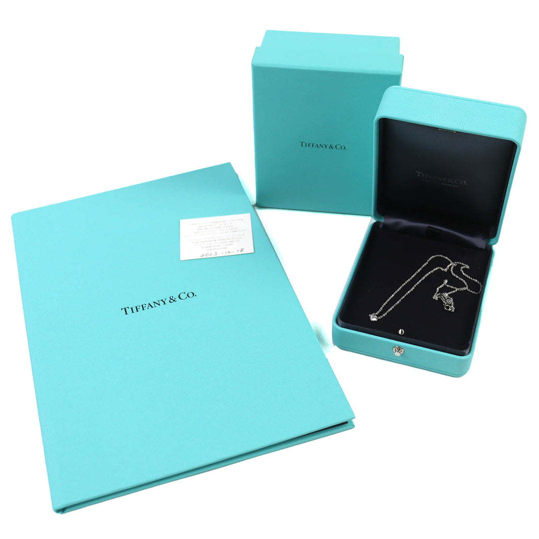 Excellent TIFFANY&Co. Necklace By the yard 1P Diamond, 0.18ct,