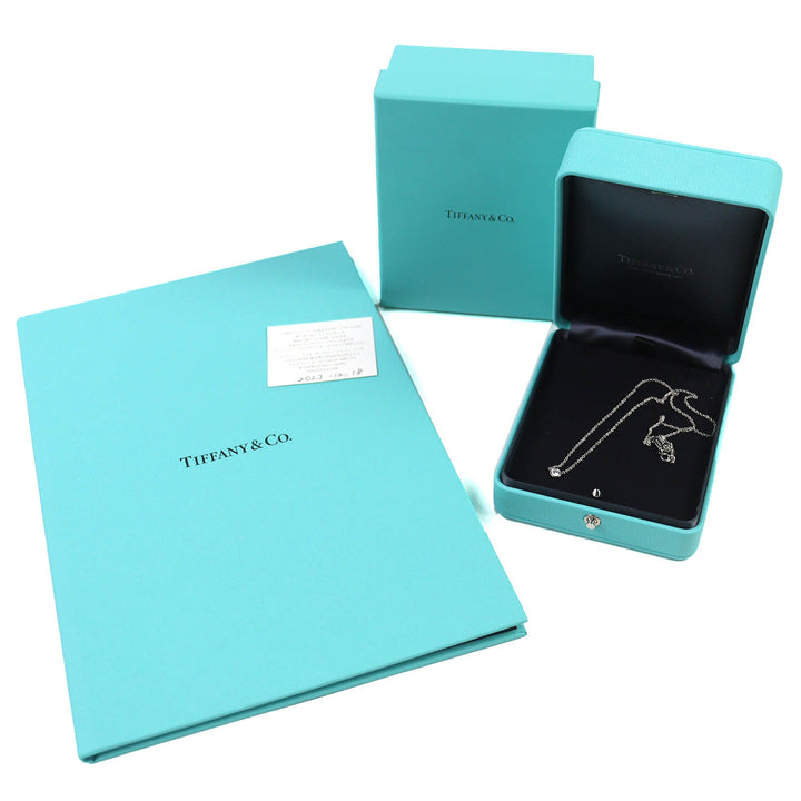 Excellent TIFFANY&Co. Necklace By the yard 1P Diamond, 0.18ct,