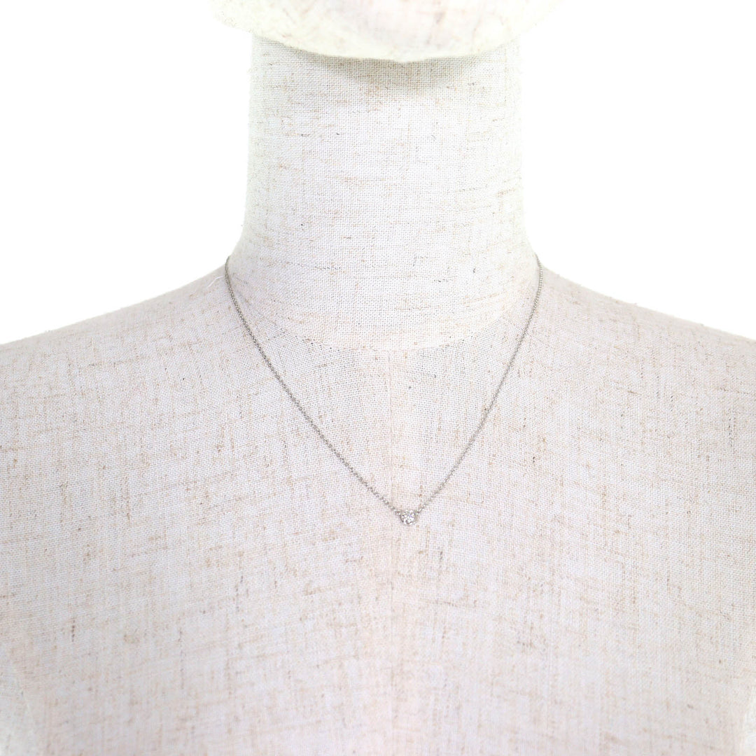 Excellent TIFFANY&Co. Necklace By the yard 1P Diamond, 0.18ct,