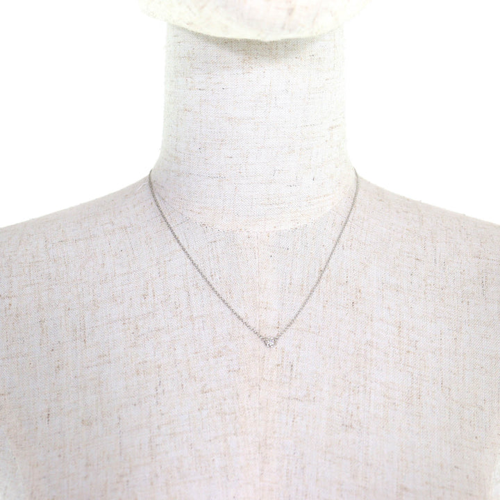 Excellent TIFFANY&Co. Necklace By the yard 1P Diamond, 0.18ct,