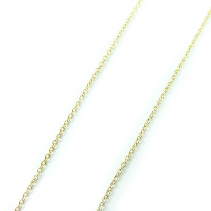Great TIFFANY&Co. Diamonds by the Yard Single Diamond Pendant K18 750 0.08ct