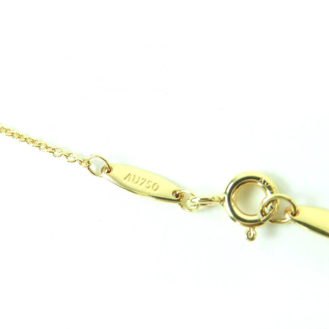 Great TIFFANY&Co. Diamonds by the Yard Single Diamond Pendant K18 750 0.08ct