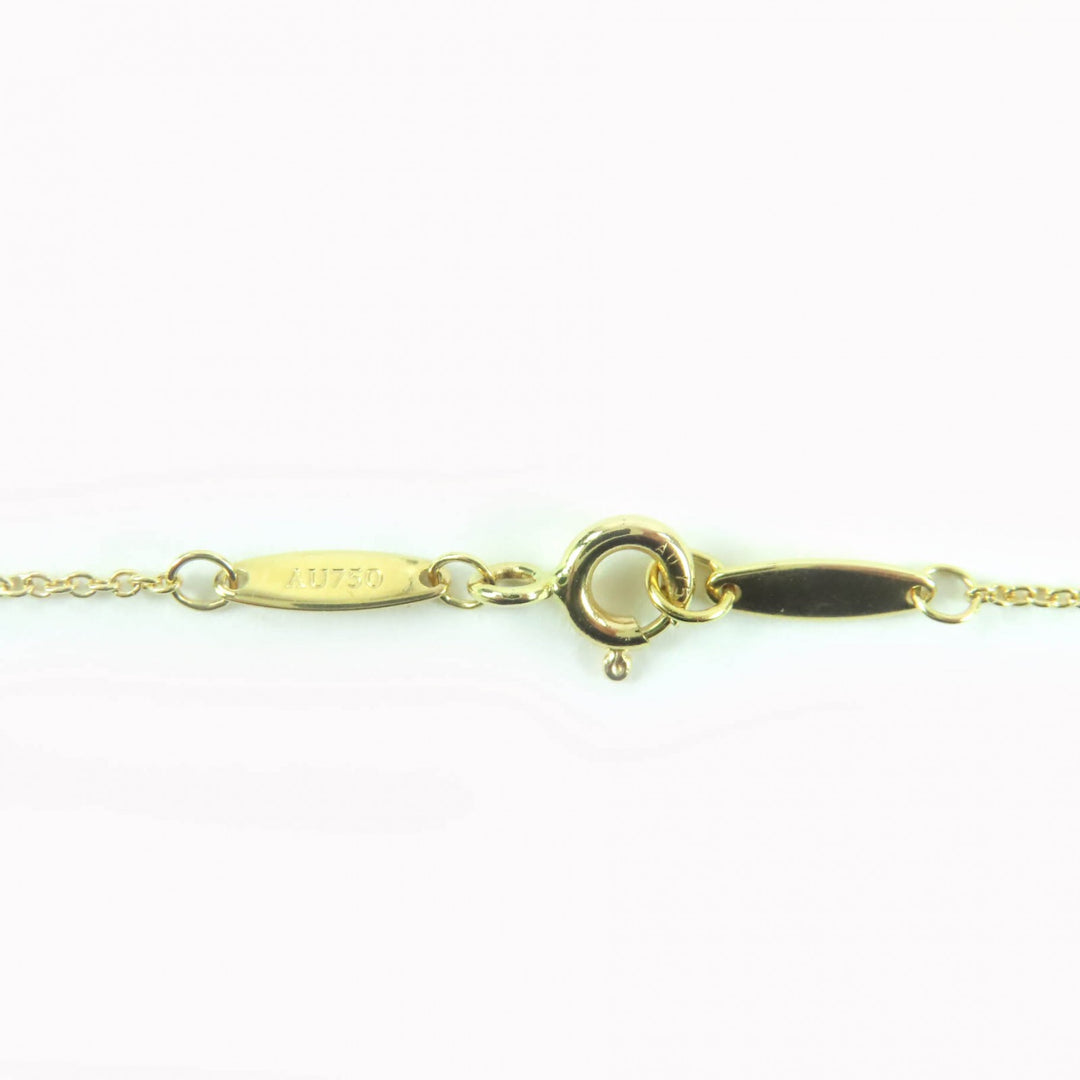 Great TIFFANY&Co. Necklace By the yard Current product 0.08ct 1P diamond AU750
