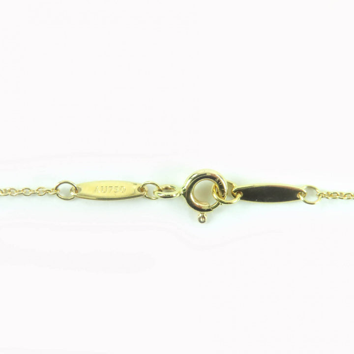 Great TIFFANY&Co. Necklace By the yard Current product 0.08ct 1P diamond AU750