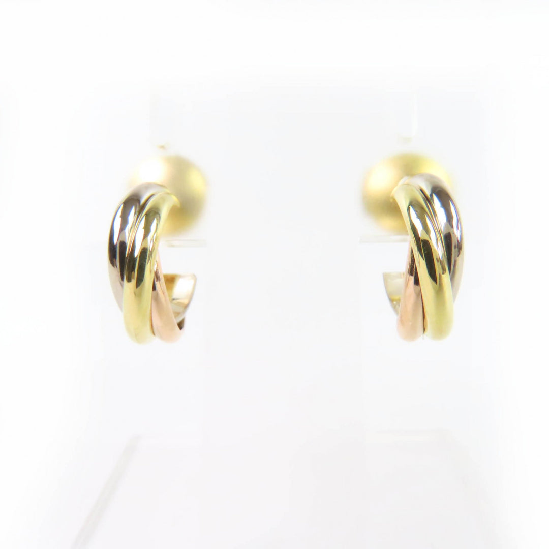 Excellent Cartier Pierce Trinity Pierce Yellow Gold 750(YG×PG×WG) Women IQ8537