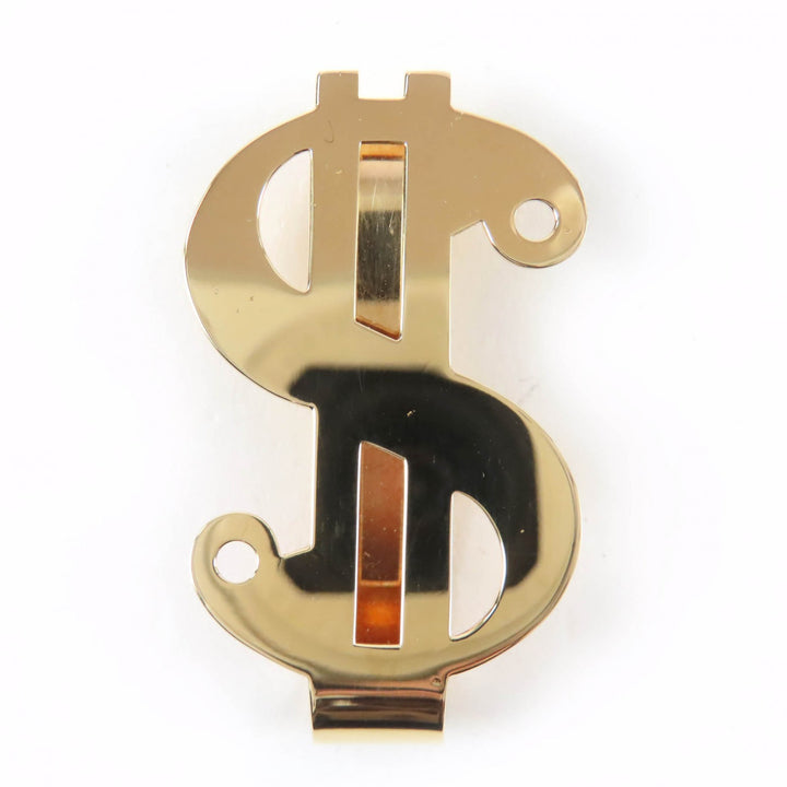 Excellent TIFFANY&Co. Money clip Dollar sign Yellow Gold 750 mens