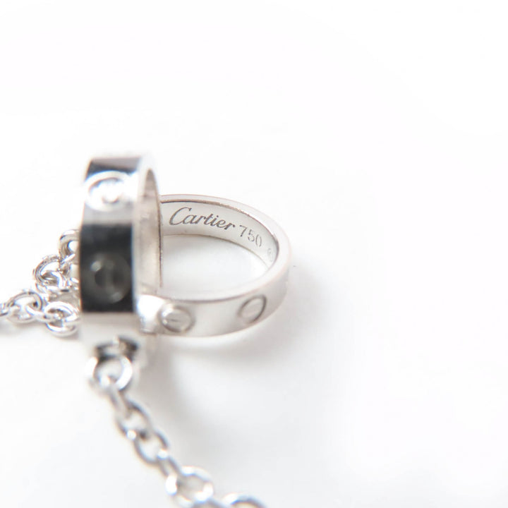 Excellent Cartier Necklace Baby Love Necklace White gold 750 Women SR1492