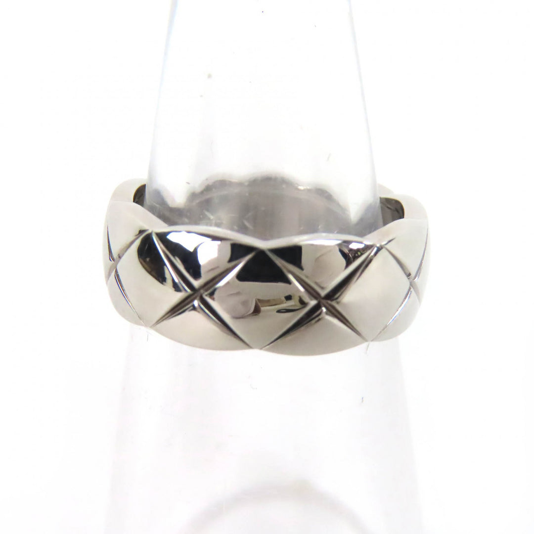 Excellent CHANEL Ring coco crush medium ring K18 750(WG) White gold 50 B17943