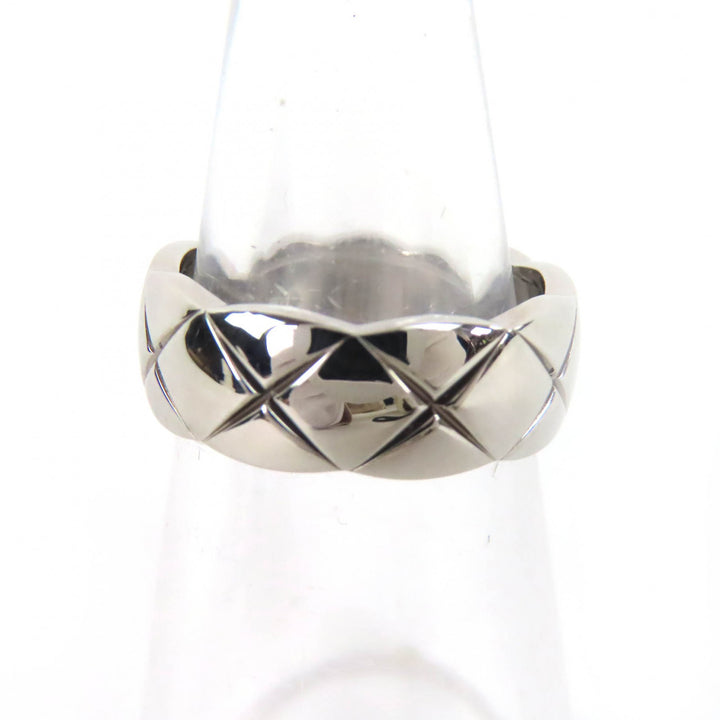 Excellent CHANEL Ring coco crush medium ring K18 750(WG) White gold 50 B17943
