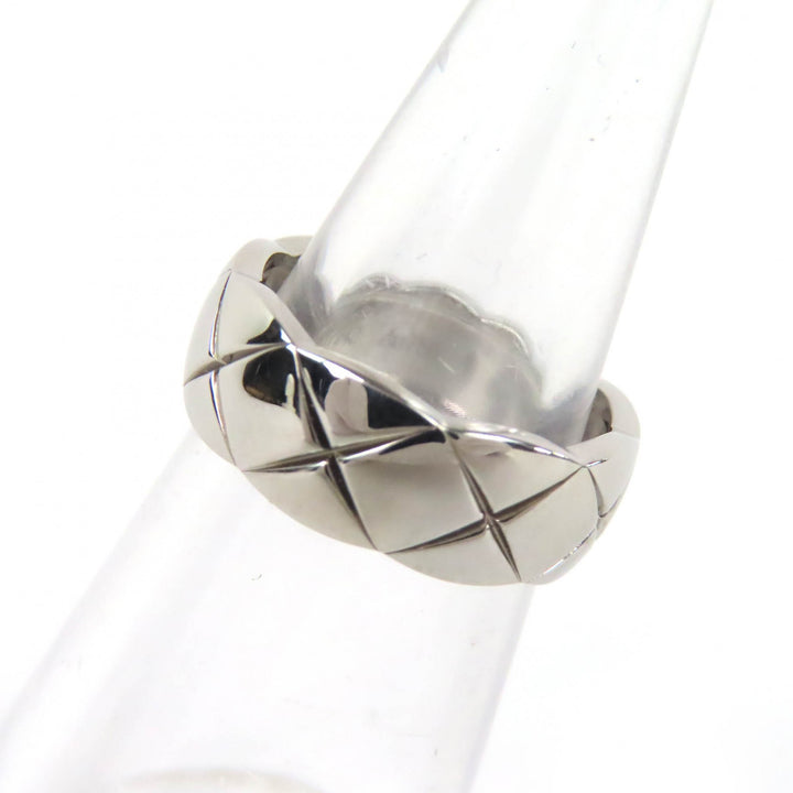 Excellent CHANEL Ring coco crush medium ring K18 750(WG) White gold 50 B17943
