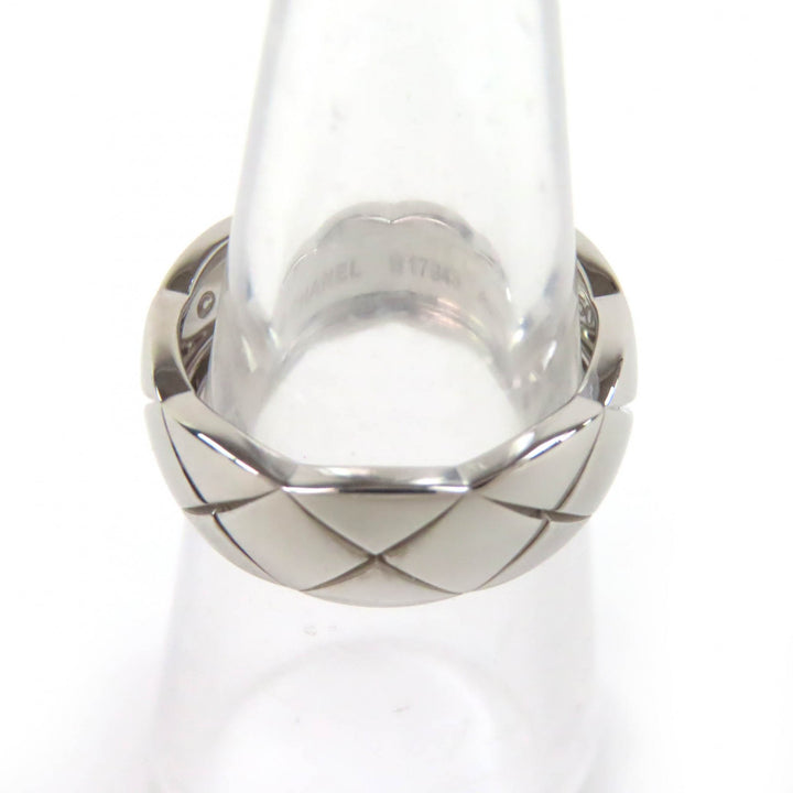 Excellent CHANEL Ring coco crush medium ring K18 750(WG) White gold 50 B17943