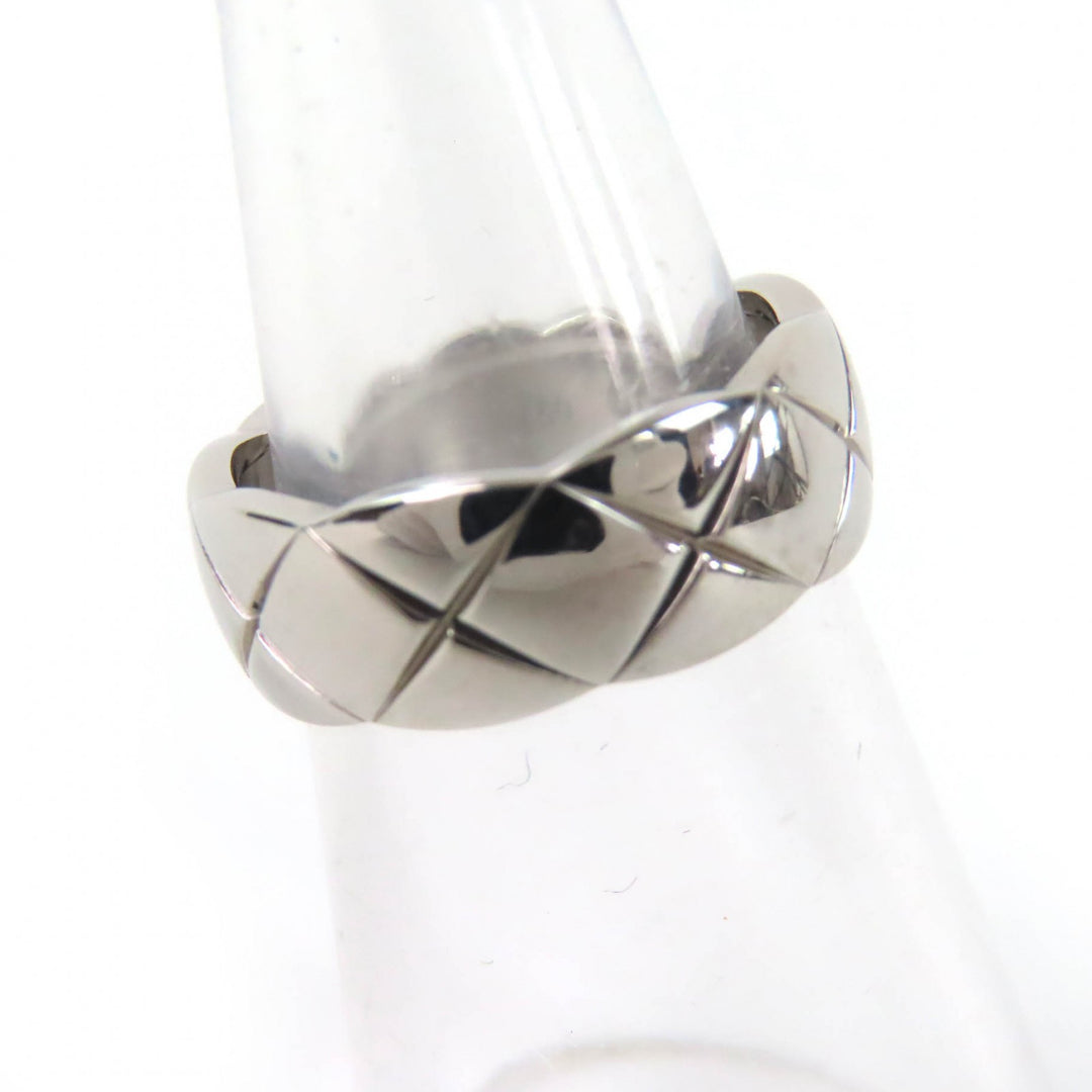 Excellent CHANEL Ring coco crush medium ring K18 750(WG) White gold 50 B17943