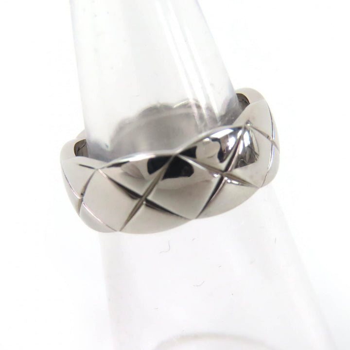 Excellent CHANEL Ring coco crush medium ring K18 750(WG) White gold 50 B17943