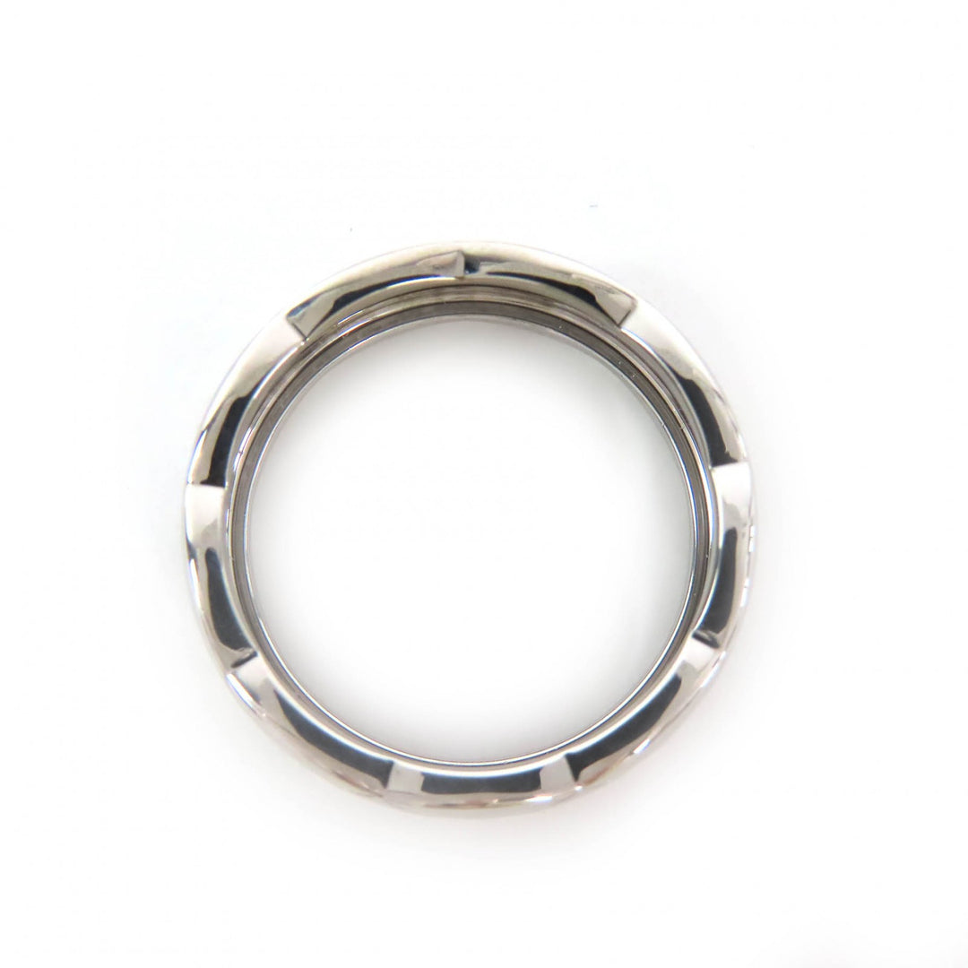 Excellent CHANEL Ring coco crush medium ring K18 750(WG) White gold 50 B17943