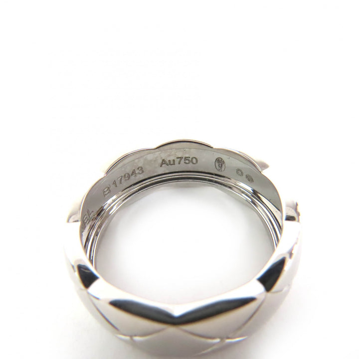 Excellent CHANEL Ring coco crush medium ring K18 750(WG) White gold 50 B17943