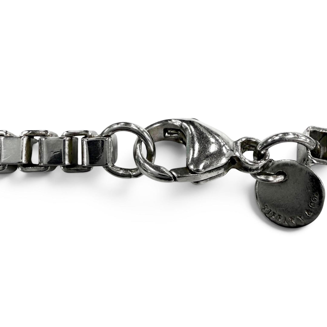 Great TIFFANY&Co. bracelet Venetian Chain Silver 925 mens