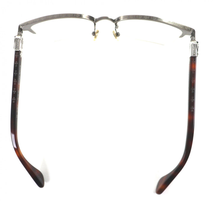 Great CHROME HEARTS Glasses SUGAR WALLS Clear Brown (Marble Pattern) plastic