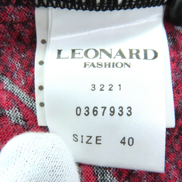 Great LEONARD FASHION cardigan Red wool Women 40