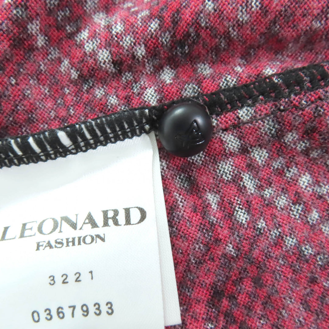 Great LEONARD FASHION cardigan Red wool Women 40