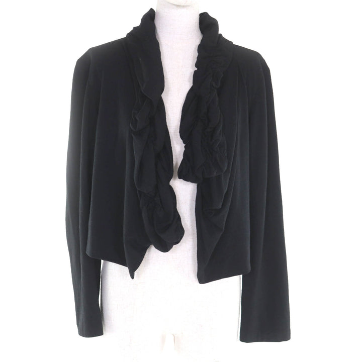 Great tricot COMME des GARCONS Jacket black wool Women