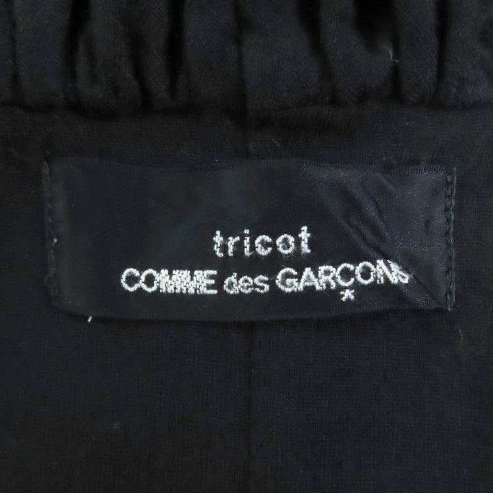 Great tricot COMME des GARCONS Jacket black wool Women