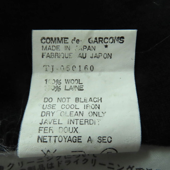 Great tricot COMME des GARCONS Jacket black wool Women
