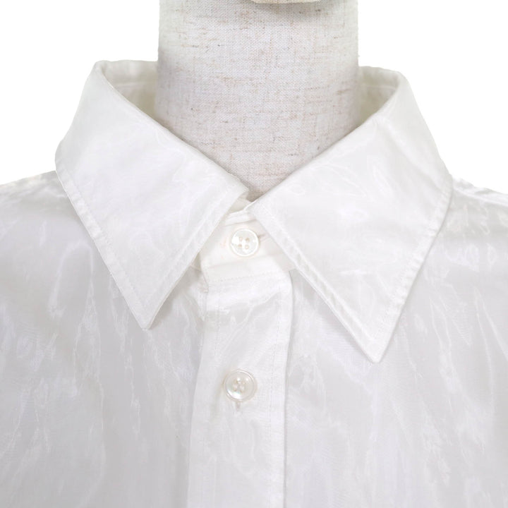 Excellent Maison Margiela Long sleeve shirt white polyester Women 40 S29CT0972
