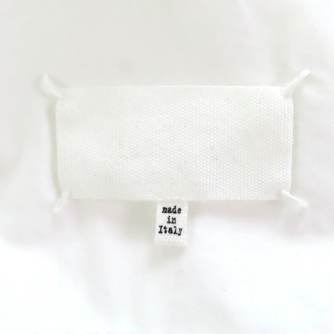 Excellent Maison Margiela Long sleeve shirt white polyester Women 40 S29CT0972